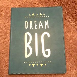 Journal “DREAM BIG” Teal and Gold color